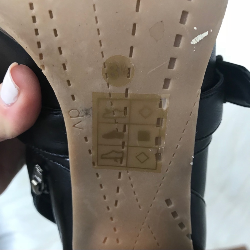 DV by Dolce Vita black open toe ankle heels 8.5 - Picture 3 of 7